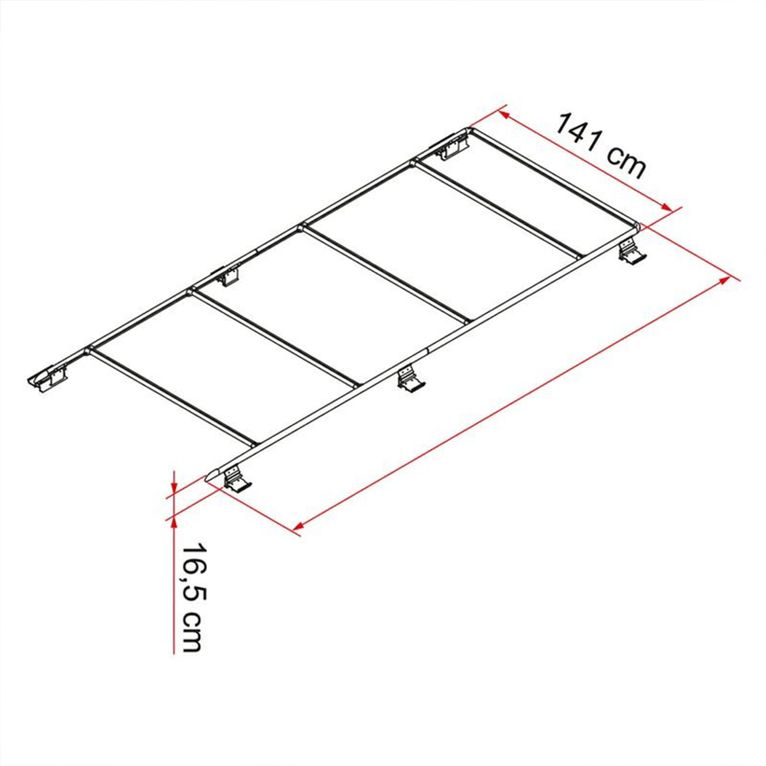 barre portatutto roof rail ducato - fimma
