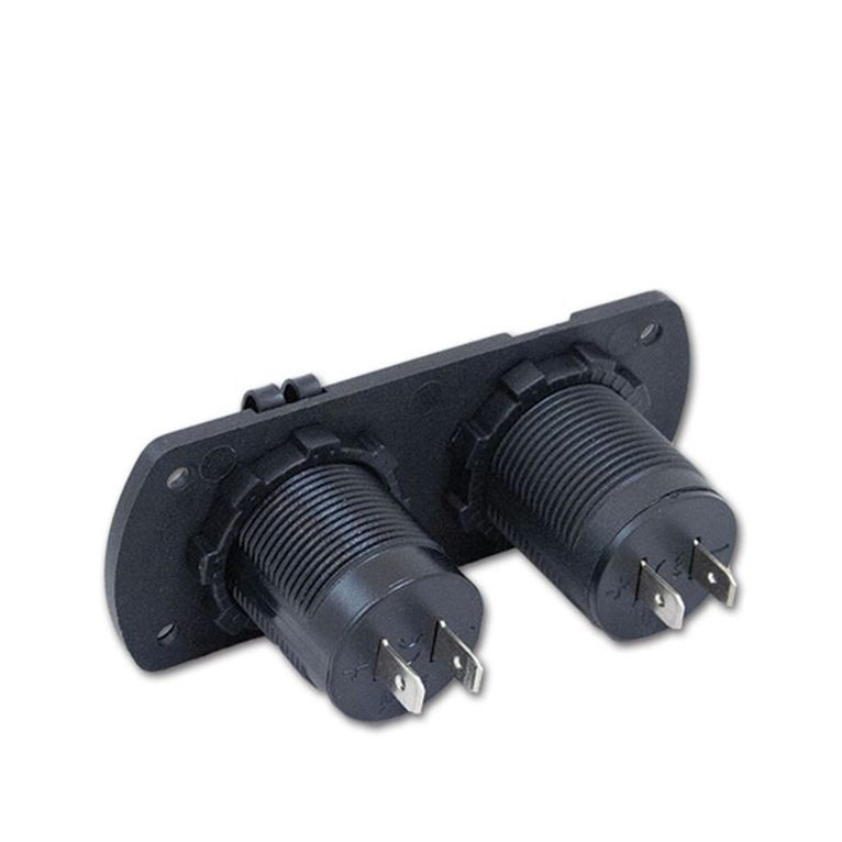 supporto con 2 usb e voltimetro • 5 v