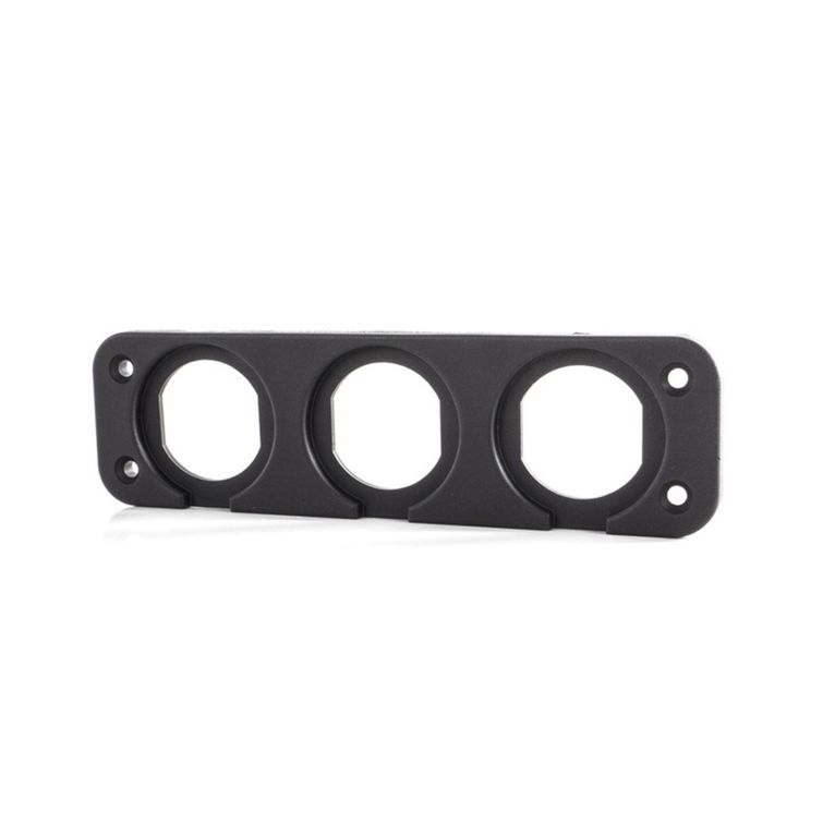 placca frontale da incasso a 3 posti - carbest