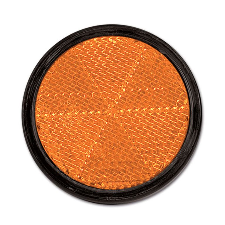 catadiottro con perno centrale • arancio • ø 60