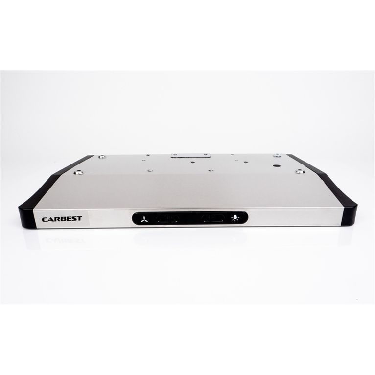 cappa aspirante 12 v 460x280x50 mm argento - carbest