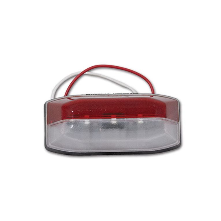 segnale ingombro laterale bianco/rosso led
