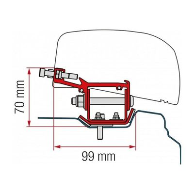 KIT F40 TRAFIC L2 DAL 2014 NERO - Fiamma