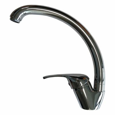 MISCELATORE MONOCOMANDO 90° CANNA CONICA CROMATO