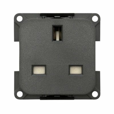 MP22B PRESA 230V INGLESE CON SCATOLA PROTEZ. GRIGIA