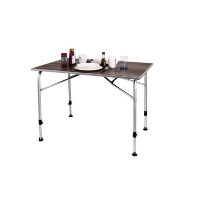 Tavolo da campeggio Levi 100x68 cm effetto legno - Camp4