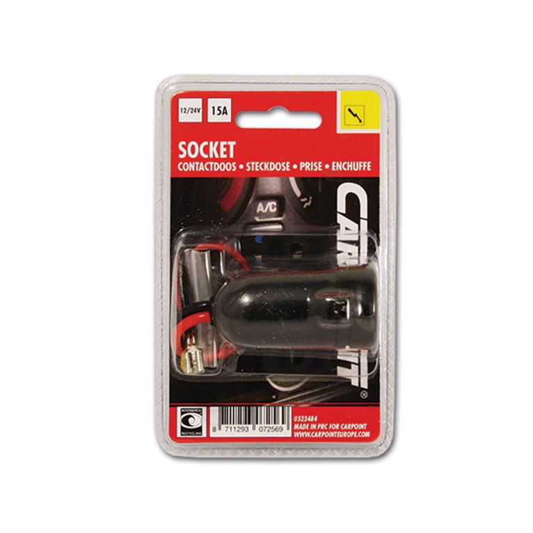 presa accendisigari pre cablata - 12 v / 15 a