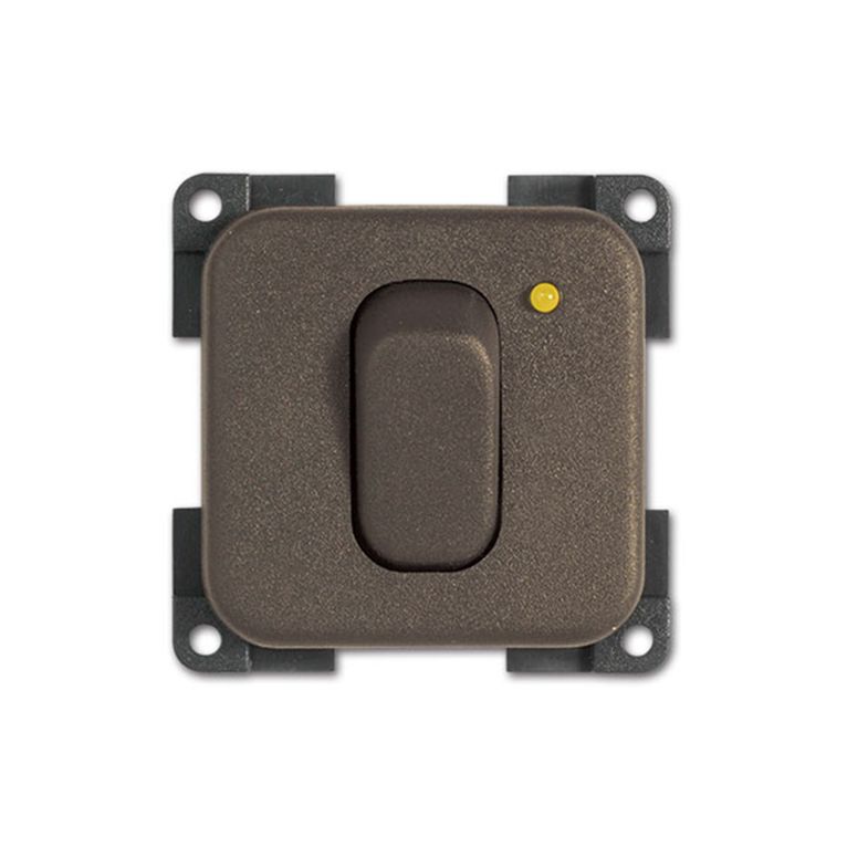 interruttore mc12n 12v+led marrone