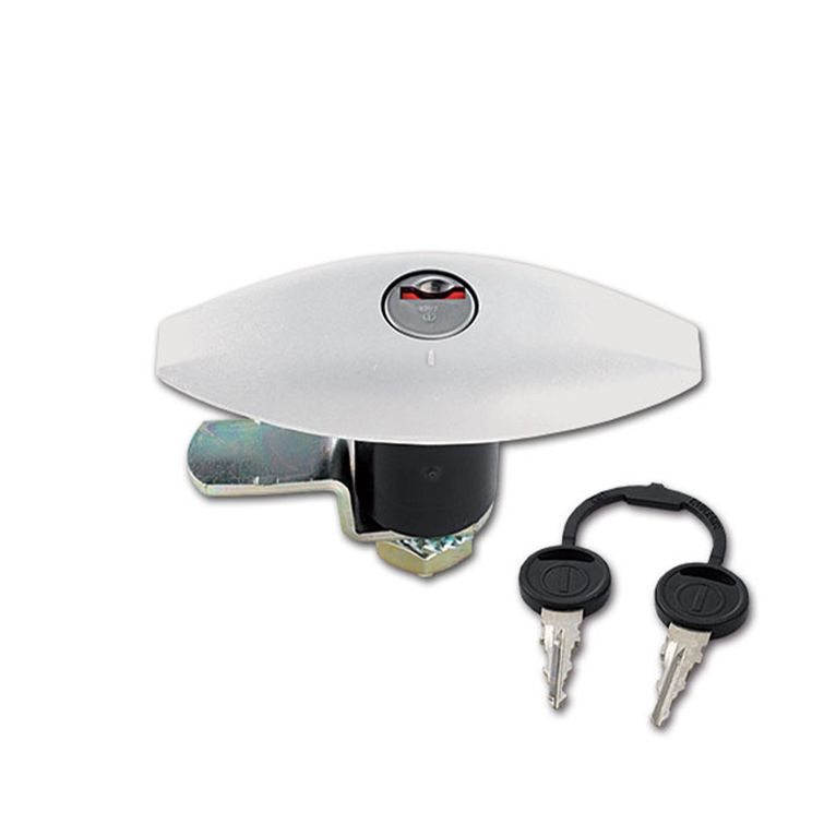 serratura 1052 - cilindretto e chiavi - bianca