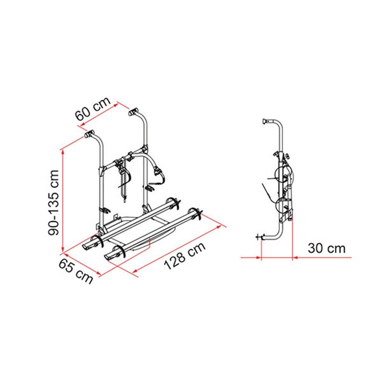 carry-bike pro hymer / dethleffs - fiamma