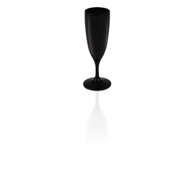 Flute champagne 160 ml, set 2 pz, SAN, nero - Camp4