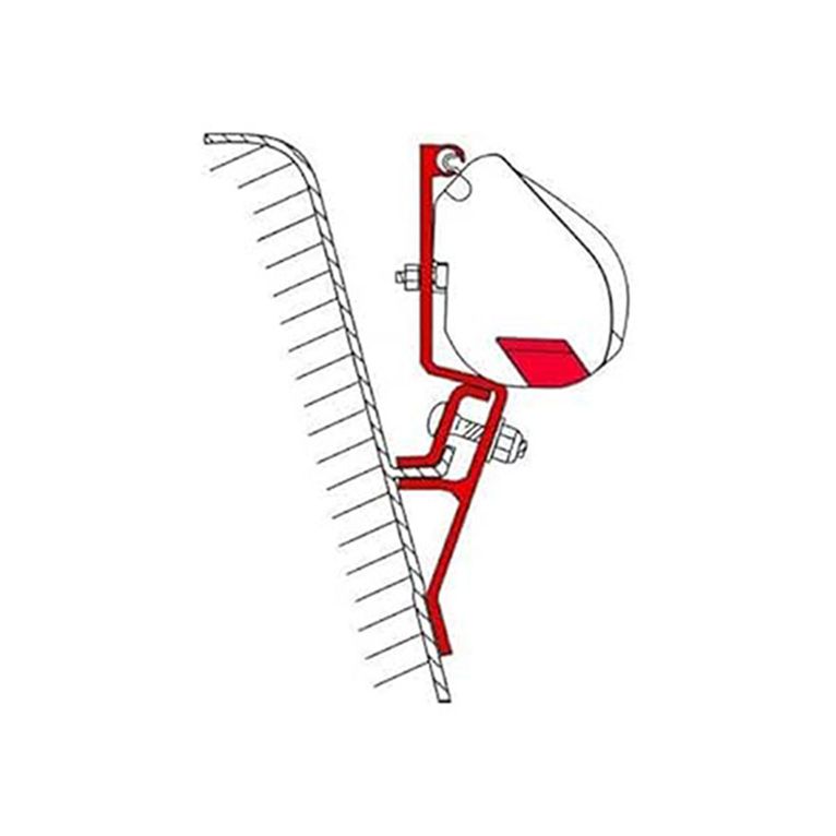 kit staffa f35 per vw t3 - fiamma