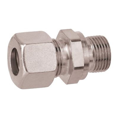 RACCORDO 8 MM X 1/2"" ZINCATO