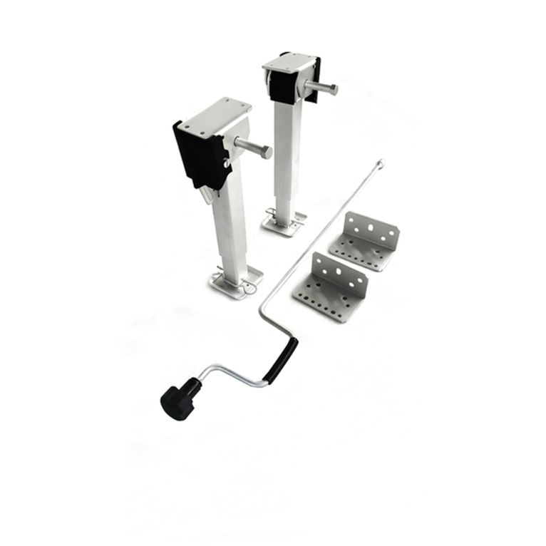 piedini a manovella 33-53 cm 2 pz portata 500 kg