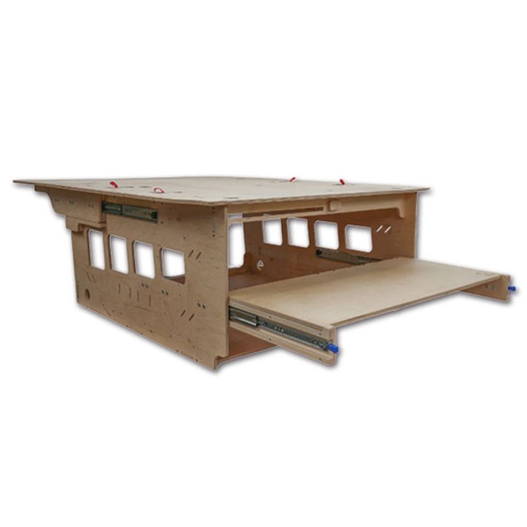 camping box gipsy r3 light • letto / materasso / tavolo