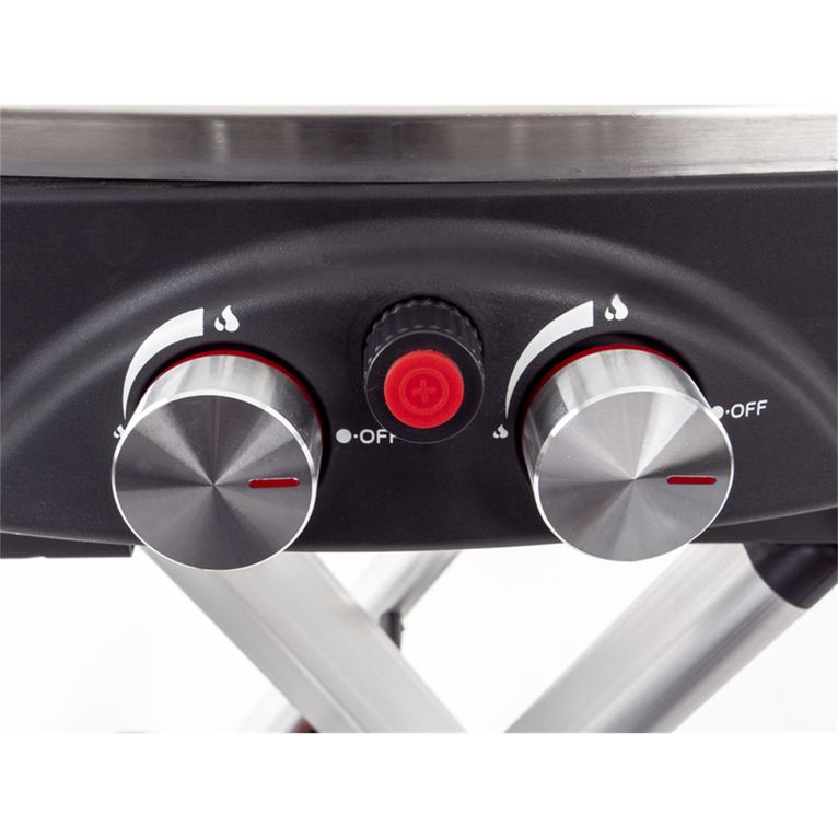 grill trolley camp4 30 mbar piezo 2 piastre
