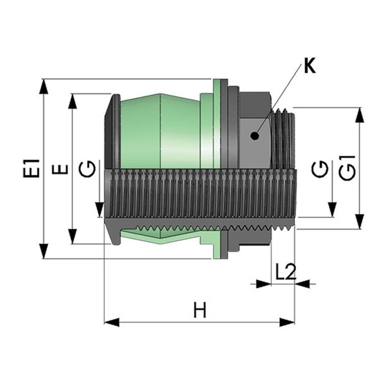 raccordo rapido innesto serbatoi • 1/2"" m - 3/8"" f
