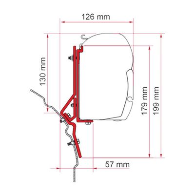 Kit VW T4 Lift Roof - Fiamma