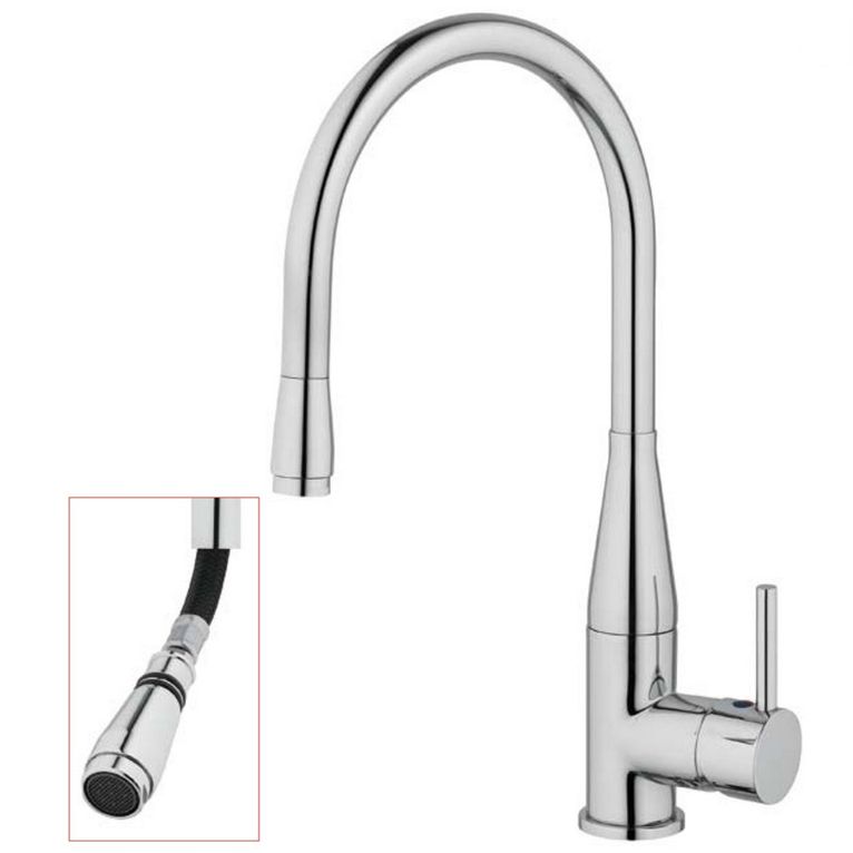 miscelatore conico con canna ponte