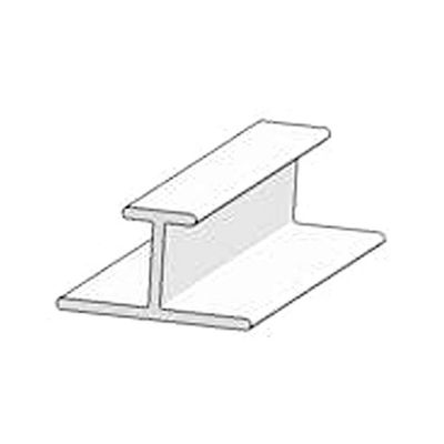 BINARIO IN PLASTICA A ""T"" CF. 5 BARRE DA MT: 2,5 CAD.