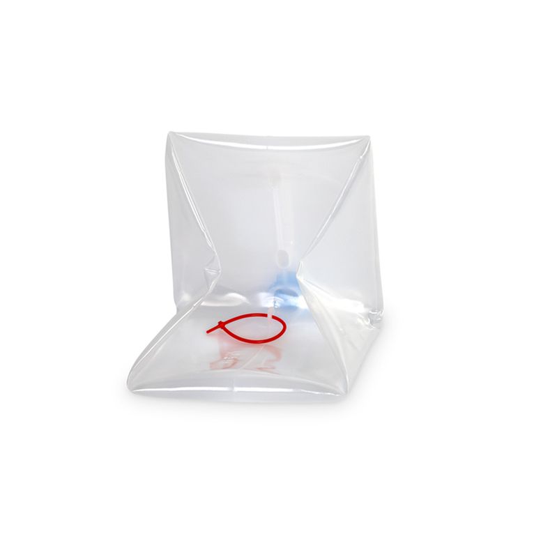 tanica pieghevole 15 l trasparente 25x25x25 cm - camp4