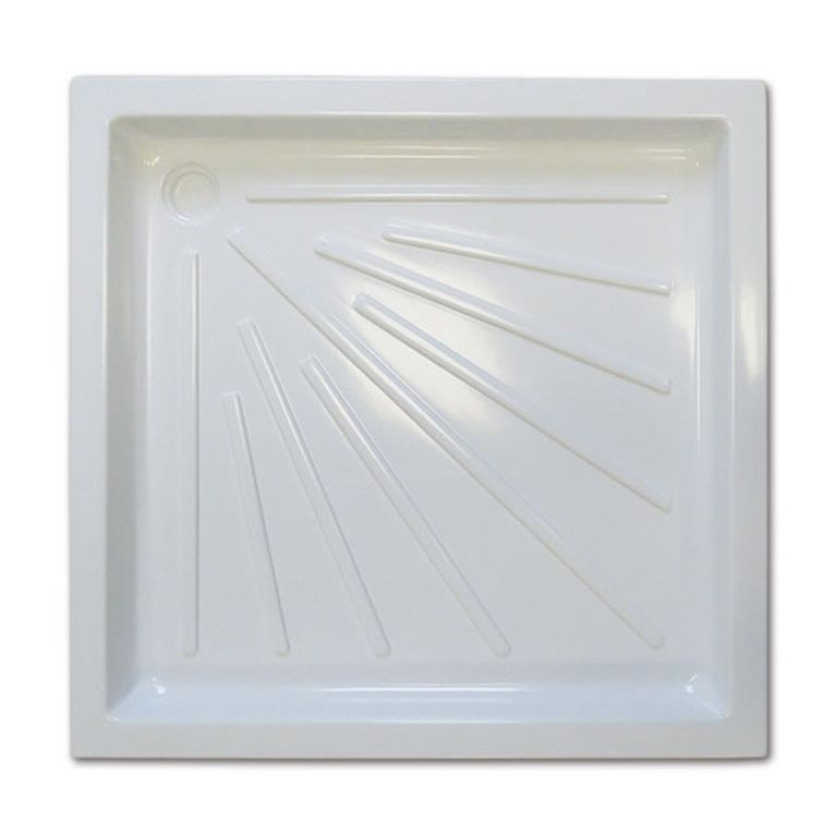 piatto doccia in materiale plastico • 645 x 600 x 50 mm