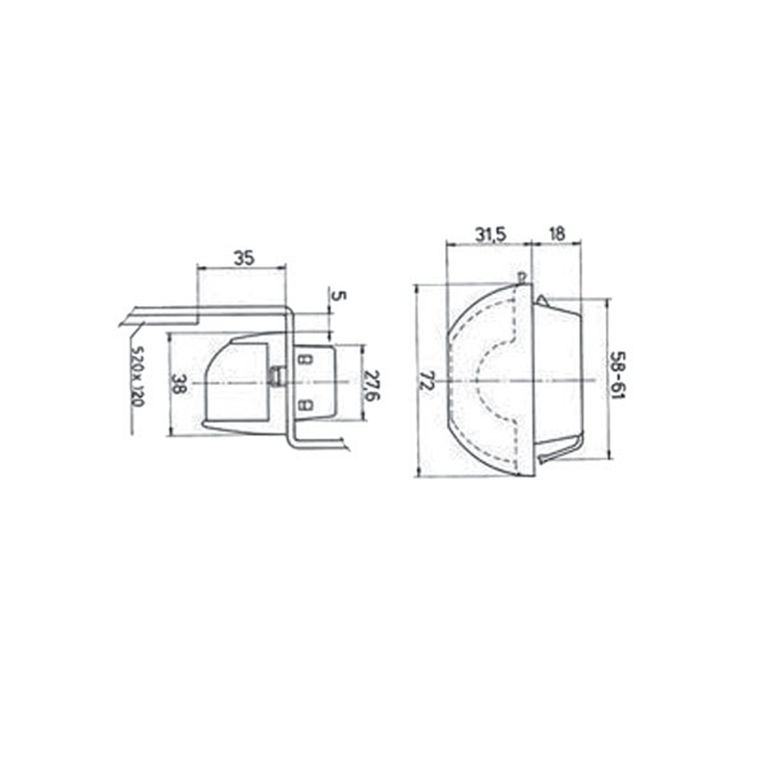 luce targa k420