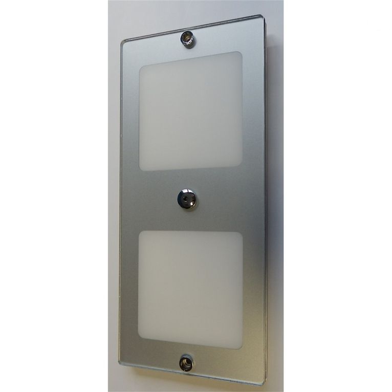 plafoniera doppia led 4000k+t/s sat