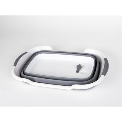 Cesto/vasca pieghevole con scarico 60x40 cm - Camp4