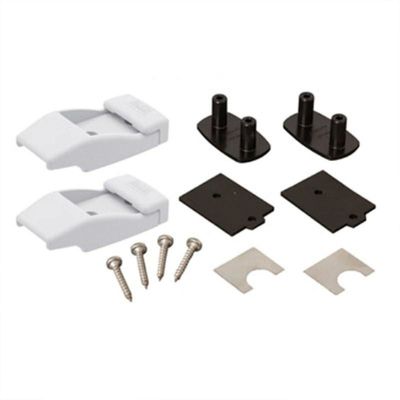 Wall Brackets Plastic 2 pz