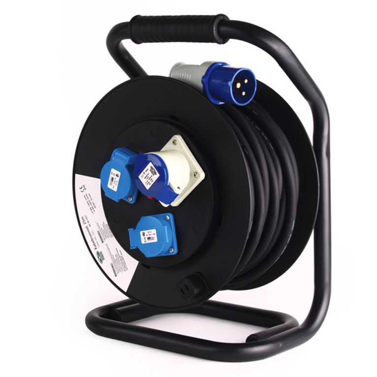 avvolgicavo cee h07rn-f 3x2,5 mm 25 m art. 82027