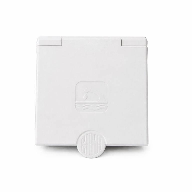 presa esterna acqua con interruttore bianca