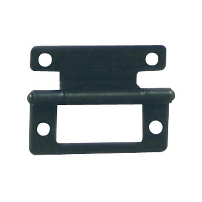 cerniera per mobili in metallo brunito 50x21mm cf.pz: 10