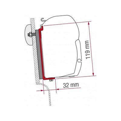 KIT HIGH ROOF ADAPTER WESTFALIA - Fiamma