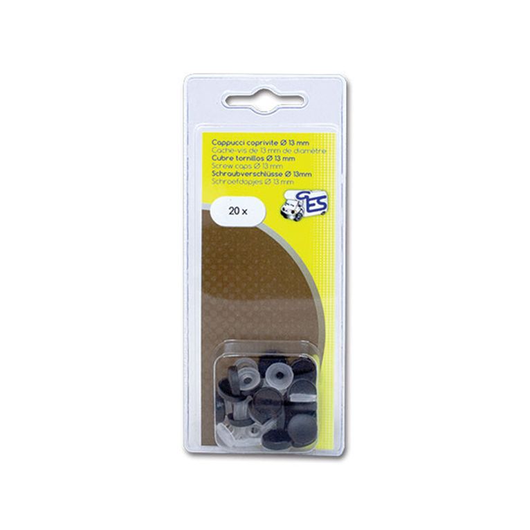cappuccio coprivite ø 13 • 20 pz • nero • blister