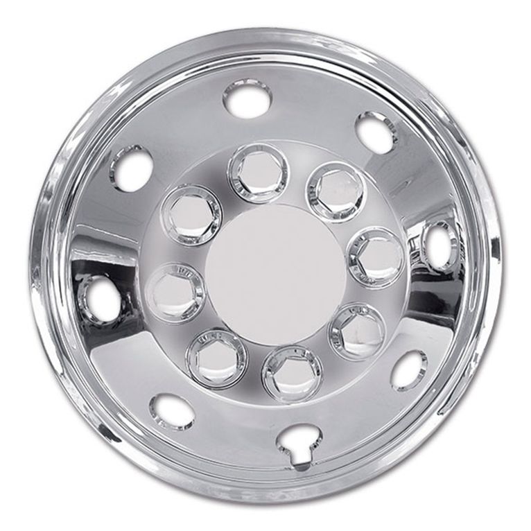 kit 4 copricerchi convessi cromo • 16""