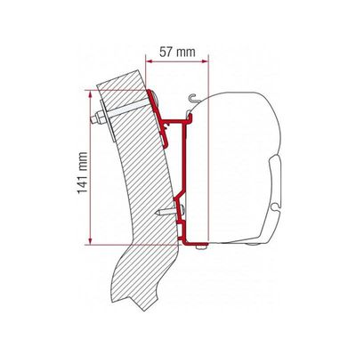 ADAPTER WINGAMM OASI300 - Fiamma