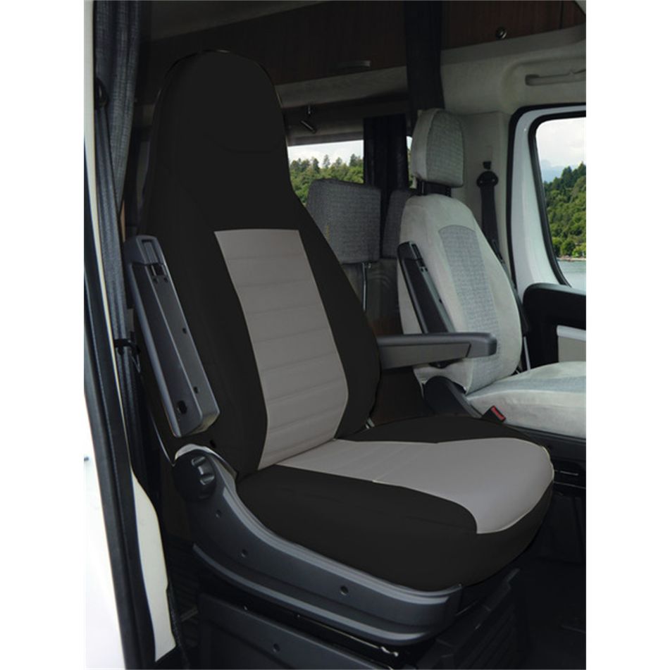 coprisedili-ford-2-pz-nero-slash-grigio-con-poggiatesta