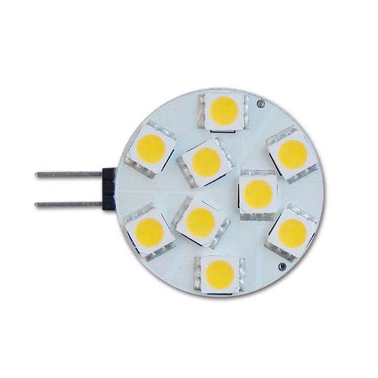 lampadina g4 • 9 led • bianca calda • blister
