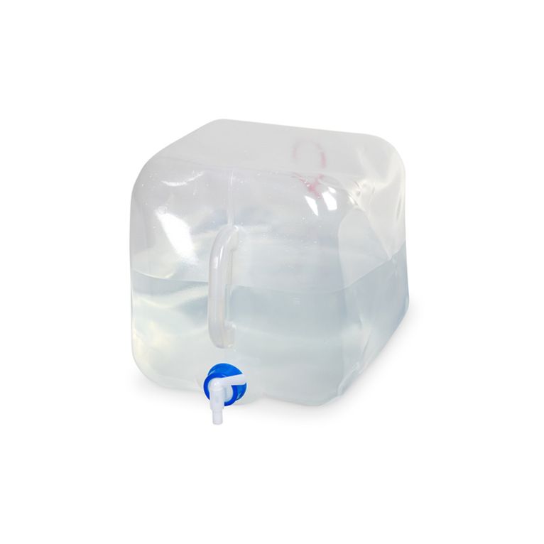tanica pieghevole 20 l trasparente 28x29x29 cm - camp4