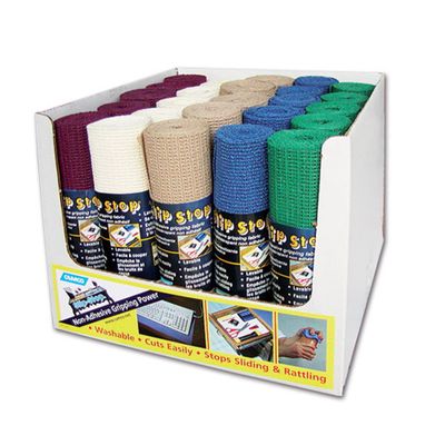 Espositore tessuti antisdrucciolo • 25 rotoli