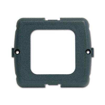 Placca supporto 1 modulo • grigio