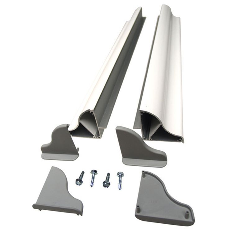 set spoiler per pannello solare fino a 550 mm bianco