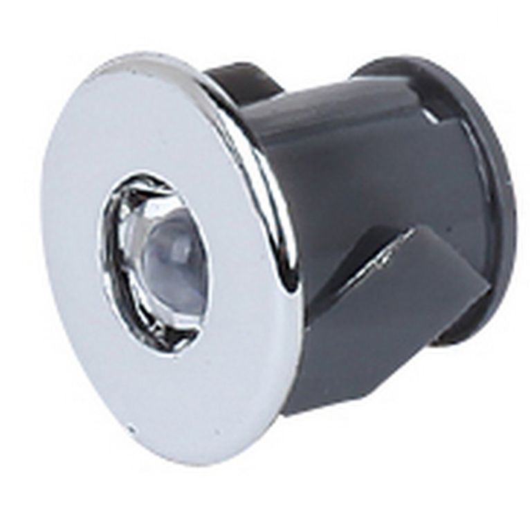 spot incasso picco.tondo nero 3000k