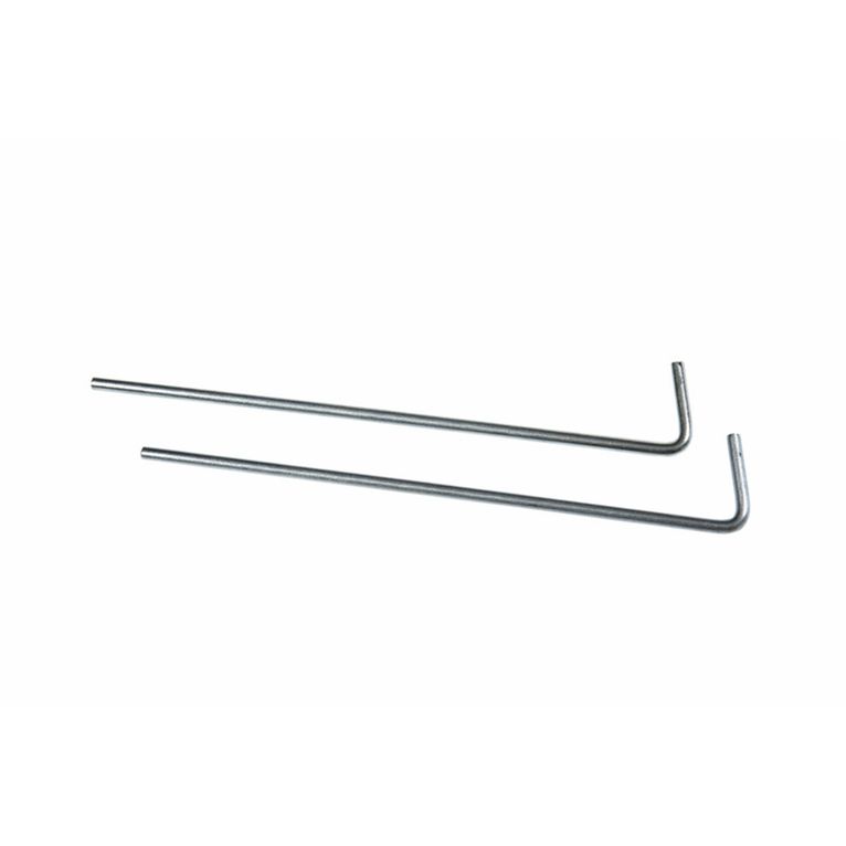 asta di sostegno in acciaio 196 cm, 2 pz - reimo tent
