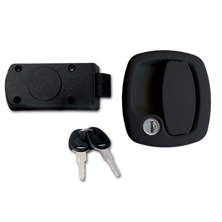 complete external 1200 lock • new system • black • blist