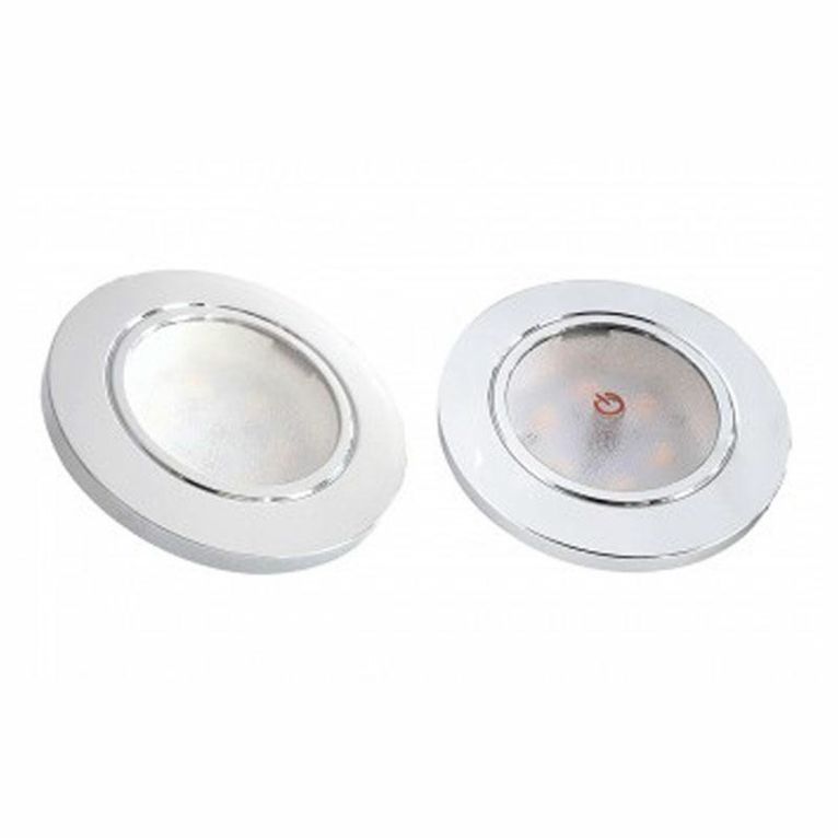 spot mod.1020 12v led lv11 200lm ww silver touch