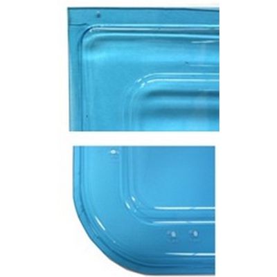 FINESTRA SEMPLICE BLU SENZA PROFILO 1550X650