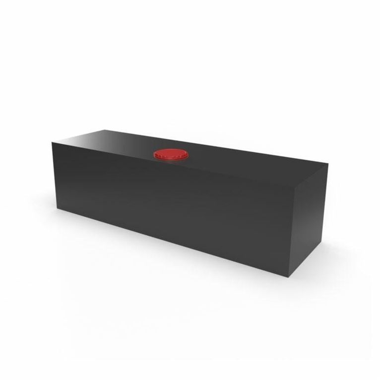 serbatoio 100x28x30 cm. lt.68,4 nero - lippert