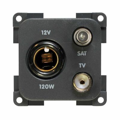 PRESA MP12TVS 12V STANDARD+TV+SAT GRIGIA - CBE